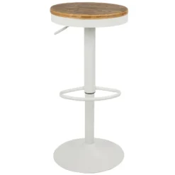 Set Of 2 Dakota Industrial Adjustable Barstool With Swivel White - Lumisource 11 Set Of 2 Dakota Industrial Adjustable Barstool With Swivel White - Lumisource -Baxton Studio Shop GUEST cfdcc308 162a 41c3 802c e522ebe362c5