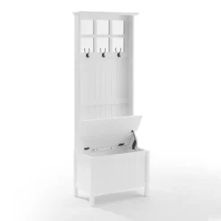 Plymouth Hall Tree White - Crosley 18 Plymouth Hall Tree White - Crosley -Baxton Studio Shop GUEST cfe9b89d 6f1f 4ae7 847b 8dda63f8f42e