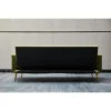 Hybition Modern Convertible Futon Sleeper With Mattress, Sturdy Metal Frame & Legs, Foldable Backrest Sofabed