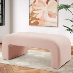 Lily 47" Contemporary Farmhouse Upholstered Bench-The Pop Maison 18 Lily 47" Contemporary Farmhouse Upholstered Bench-The Pop Maison -Baxton Studio Shop GUEST d065e2b8 4198 4e10 a771 03f306c6dfa8