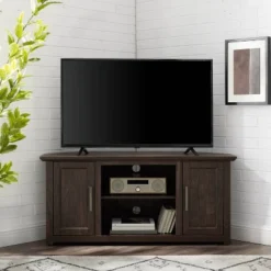 Camden Corner TV Stand For TVs Up To 50" - Crosley -Baxton Studio Shop GUEST d0cd698e 71dc 4509 b9ce e2ae02ecd2e0