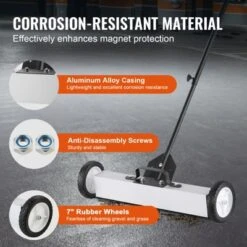 VEVOR 50Lbs Rolling Magnetic Sweeper With Wheels, Push-Type Magnetic Pick Up Sweeper, 24-inch Magnet Pickup Lawn Sweeper 13 VEVOR 50Lbs Rolling Magnetic Sweeper With Wheels, Push-Type Magnetic Pick Up Sweeper, 24-inch Magnet Pickup Lawn Sweeper -Baxton Studio Shop GUEST d0cefe48 5ac2 4dca a727 409dcde64f3d