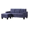 81" Earsom Sofa Blue Linen - Acme Furniture