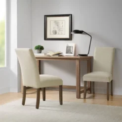 Set Of 2 Gwyn Parsons Upholstered Armless Chairs - Alaterre Furniture -Baxton Studio Shop GUEST d16f5f8c d94d 45b1 9b80 b61c40ffb4e5