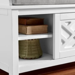 36" Middlebury Coat Hook With Storage Bench Hall Tree Set White - Alaterre Furniture -Baxton Studio Shop GUEST d18664a4 4251 47d7 8069 ba1e37ac2ffe