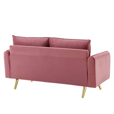 Revive Performance Velvet Loveseat - Modway 3 Revive Performance Velvet Loveseat - Modway - Image 3