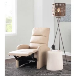 Dormi Contemporary Upholstered Recliner Chair - LumiSource -Baxton Studio Shop GUEST d2286339 5cb1 40b4 be7d 8945b5f3f0c0