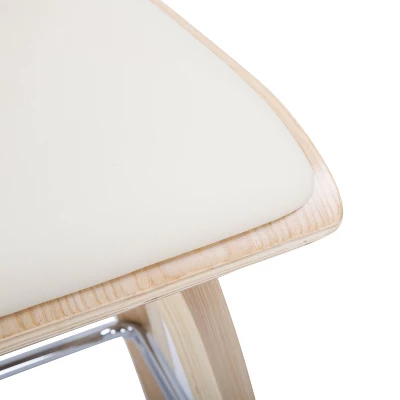 Set Of 2 Folia Upholstered Counter Height Barstools - Lumisource 8 Set Of 2 Folia Upholstered Counter Height Barstools - Lumisource - Image 8