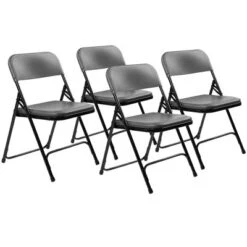 Set Of 4 Premium Resin Plastic Folding Chairs - Hampden Furnishings -Baxton Studio Shop GUEST d285689f 8817 4320 af0f c9aee1a92ca7