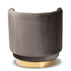 Saffi Velvet Upholstered Swivel Accent Chair - Baxton Studio -Baxton Studio Shop GUEST d2a2519a 273e 4cc5 b63f e2fde82fe43b