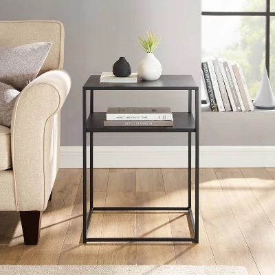 Braxton End Table Matte Black - Crosley 4 Braxton End Table Matte Black - Crosley - Image 4