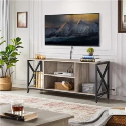 Yaheetech Industrial TV Stand TV Console With Storage