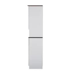 Lauren TwoTone And Buffet And Hutch Kitchen Cabinet White/Dark Brown - Baxton Studio -Baxton Studio Shop GUEST d2dc4960 c76c 49ba b9bc fbe3d1828cbe