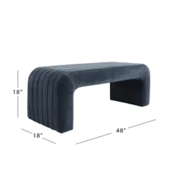 HomePop Arch Channel Bench -Baxton Studio Shop GUEST d2e78313 d942 4f76 966e 29dcb1b17007