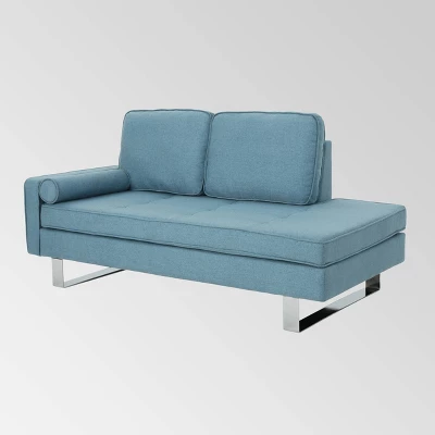Typhaine Modern Chaise Loveseat - Christopher Knight Home 5 Typhaine Modern Chaise Loveseat - Christopher Knight Home - Image 5