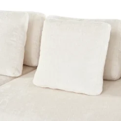 115.7" 4-Seater Chenille Modular Sofa Set, Curved Design Sofa Couch With 5 Pillows, No Assembly For Living Room & Bedroom - ModernLuxe -Baxton Studio Shop GUEST d34e4d20 4cc0 44d3 8283 e673cad2b2cd