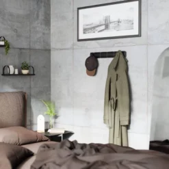 Umbra Flip 5pc Wall Mounted Coat Rack -Baxton Studio Shop GUEST d35d1bc2 d9b3 481e be7d d38c15a83a9f