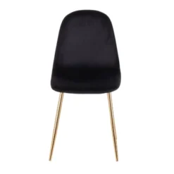 Set Of 2 Pebble Contemporary Dining Chairs Gold/Black - LumiSource -Baxton Studio Shop GUEST d3aeb65e 445d 4b69 9729 117fe9dd641d