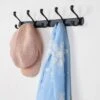 Unique Bargains Coat Rack Wall Mounted - Stainless Steel, Metal Coat Hook Rail For Coat Hat Towel Purse Robes Mudroom Bathroom Entryway,