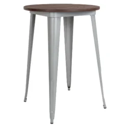 Emma And Oliver 30" Round Wood/Metal Indoor Bar Height Table -Baxton Studio Shop GUEST d3d9183e 53e3 4e3a bd60 1ebcbc81836b