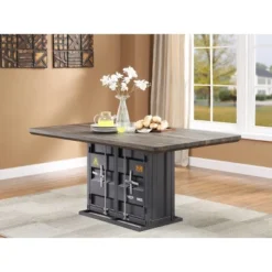 66" Cargo Dining Table - Acme Furniture -Baxton Studio Shop GUEST d3d9460d 14b1 4824 b7e4 967403c3a12c