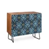 Heather Dutton Andalusia Midnight Blues Walnut Credenza - Deny Designs