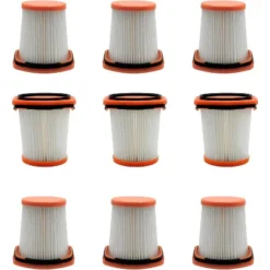 Nispira WS642AE WS640AE HEPA Filter Replacement For Shark Vacuum Wandvac Self-Empty System Ultra-Lightweight Powerful Cordless Stick, 9 Packs -Baxton Studio Shop GUEST d41b7de0 bd10 4a98 a1d7 9e5b62cfefac