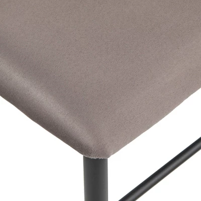 5pc Liv Rectangular Dining Set Black/Gray - Buylateral 3 5pc Liv Rectangular Dining Set Black/Gray - Buylateral - Image 3