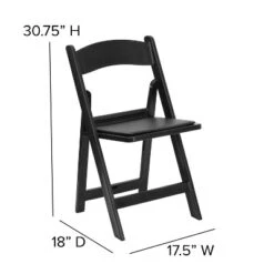 Flash Furniture Hercules™ Folding Chair - Resin– 4 Pack 1000LB Weight Capacity Event Chair -Baxton Studio Shop GUEST d441123f b871 4e36 9a3e 3f1fb135d3ea