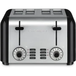 Cuisinart CPT-340P1 4 Slice Toast & Bagels Compact Toaster Stainless Steel/Black- Certified Refurbished -Baxton Studio Shop GUEST d45260c1 2bdf 4980 870a 0a986553c042