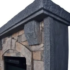 45" Freestanding Electric Fireplace Pewter - Home Essentials -Baxton Studio Shop GUEST d54b6a12 5274 497a b720 aa60aa16b964