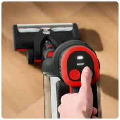 Dirt Devil Standing Cordless Stick Vacuum Red/Black - BD57000V: Lightweight, Rechargeable, Multi-Surface, Washable Filter -Baxton Studio Shop GUEST d6517597 921a 4ede 850e aa62ff72da5f