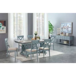 Skye Dining Table Blue - Treasure Trove Accents -Baxton Studio Shop GUEST d6d0da4a 4482 4f99 bb58 bb8b04111d66