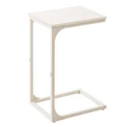 VASAGLE C-Shaped End Table, Small Side Table For Couch, Sofa Table With Metal Frame -Baxton Studio Shop GUEST d7b974db 182b 4d1d beb5 ed1187071242