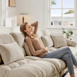 Christopher Knight Home Kelly Modular Chenille Upholstery 173.2" Sectional Sofa With Ottomans -Baxton Studio Shop GUEST d8084e54 e672 4dae 92f7 0558e5b014cf