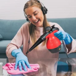 Costway Multifunction Portable Steamer Household Steam Cleaner 1050W With Attachments Red 16 Costway Multifunction Portable Steamer Household Steam Cleaner 1050W With Attachments Red -Baxton Studio Shop GUEST d81ee58a 833b 4360 9232 0d2bd3d4ad1c