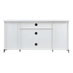 TV Stand For TV Up To 65in With 2 Tempered Glass Doors, Adjustable Panels Open Style Cabinet, Sideboard-ModernLuxe -Baxton Studio Shop GUEST d825fb47 5b30 4d71 95be 06890dd5990a