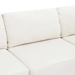 116"W Modular L Shaped Sectional Sofa, Luxury Floor Couch Set, 5 Piece Free Combination Sofa 4S - ModernLuxe -Baxton Studio Shop GUEST d85a66ec 2757 40b5 891f 10338c9c3dbc