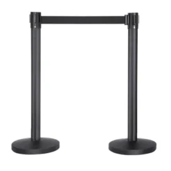 Yaheetech Retractable Belt Stanchion Set For Queuing Lines Crowd Control Barriers -Baxton Studio Shop GUEST d871511e 4bda 4ba9 aa44 f1f75142d973