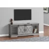 Wood Look TV Stand For TVs Up To 60" With Barn Style Sliding Doors - EveryRoom