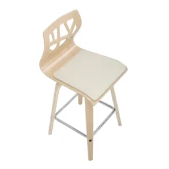 Set Of 2 Folia Upholstered Counter Height Barstools - Lumisource 19 Set Of 2 Folia Upholstered Counter Height Barstools - Lumisource -Baxton Studio Shop GUEST d9a9997a 7af2 4d18 b069 d45086b5d601