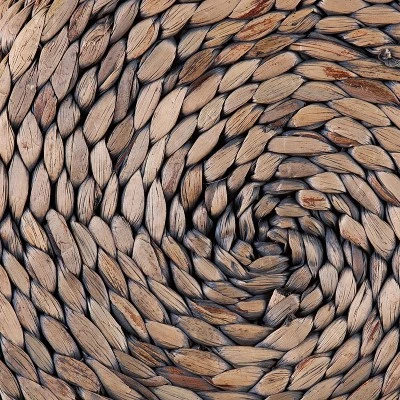 Set Of 2 24" Rook Round Backless Water Hyacinth Stools Brown - Aiden Lane 3 Set Of 2 24" Rook Round Backless Water Hyacinth Stools Brown - Aiden Lane - Image 3