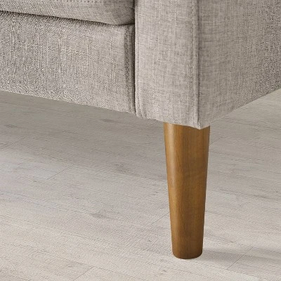 54" Pascal Loveseat Sofa Oatmeal - Zinus 4 54" Pascal Loveseat Sofa Oatmeal - Zinus - Image 4