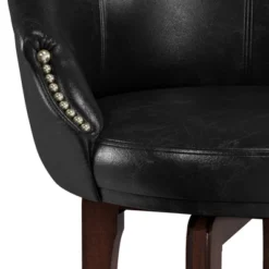 30" Dartford Swivel Barstool Brown/Black - Hillsdale Furniture -Baxton Studio Shop GUEST da9a1443 d0de 4792 81ff eaa01e5b0b1a