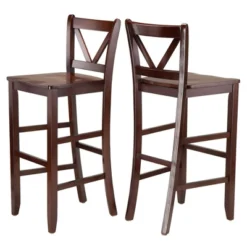 3pc Inglewood Counter Height Dining Set Wood/Walnut - Winsome -Baxton Studio Shop GUEST dae83dc9 ed81 4646 a3ab 490329d9d2d8