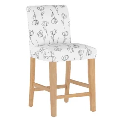 Hendrix Bar Stool In Patterns - Skyline Furniture 22 Hendrix Bar Stool In Patterns - Skyline Furniture -Baxton Studio Shop GUEST db01bfdc 5beb 4da3 979e 74749d2e472b
