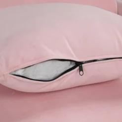 Velvet Upholstered Sofa With Armrest Pockets, 2 Pillows And Golden Metal Legs-ModernLuxe 21 Velvet Upholstered Sofa With Armrest Pockets, 2 Pillows And Golden Metal Legs-ModernLuxe -Baxton Studio Shop GUEST db87de37 a9c4 45d3 844b bb8fe6a6719f