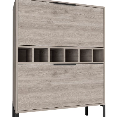 Gulches Wine Cabinet With 6 Cubbies, 2 Door Flexible Cabinets, 4 Legs And 34.3'' Superior Top 7 Gulches Wine Cabinet With 6 Cubbies, 2 Door Flexible Cabinets, 4 Legs And 34.3'' Superior Top - Image 7