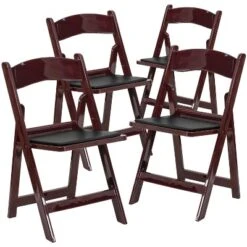 Flash Furniture Hercules™ Folding Chair - Resin– 4 Pack 1000LB Weight Capacity Event Chair -Baxton Studio Shop GUEST dbf62084 dad0 46dd 8e81 5f2684ea9d68