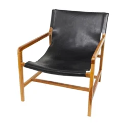 Contemporary Modern Genuine Leather Lounge Sling Chair - Olivia & May 12 Contemporary Modern Genuine Leather Lounge Sling Chair - Olivia & May -Baxton Studio Shop GUEST dc186ee9 e44a 420d 9af1 65fa29f2be66
